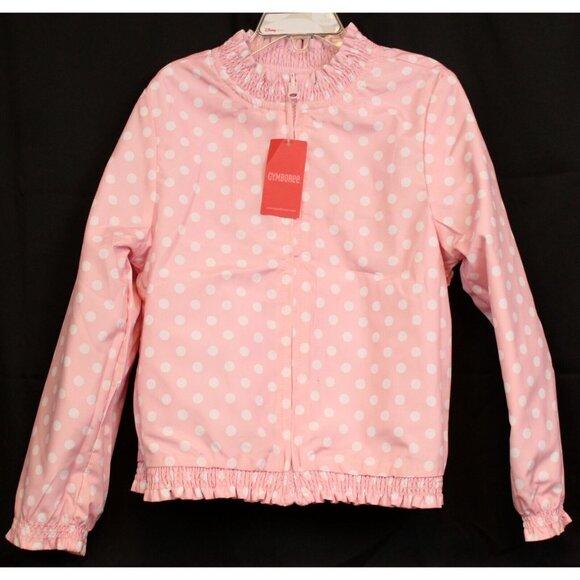 2008 Gymboree Ice Cream Social Easter Jacket sz 8 Reversible Ruffle Polka Dot - Picture 5 of 10
